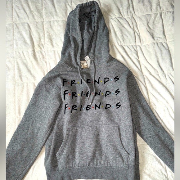 H&M original WARNERBROS F.R.I.E.N.D.S sweater, grey, size xs. - Picture 1 of 2